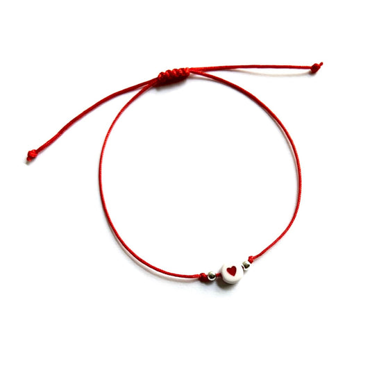 Pulsera Amor - Hilo y Plata