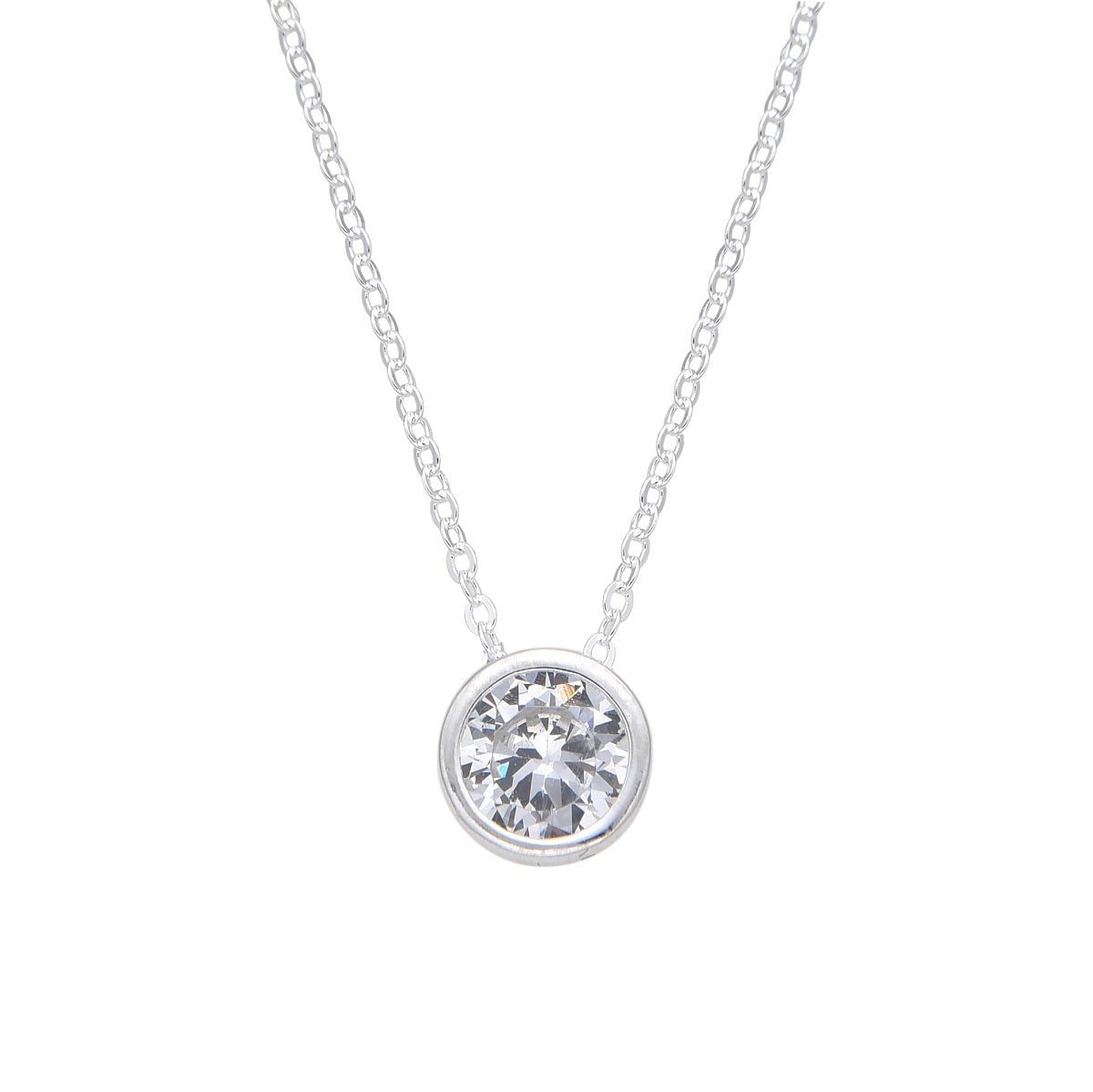 Collar Punto de Luz 6mm - Plata