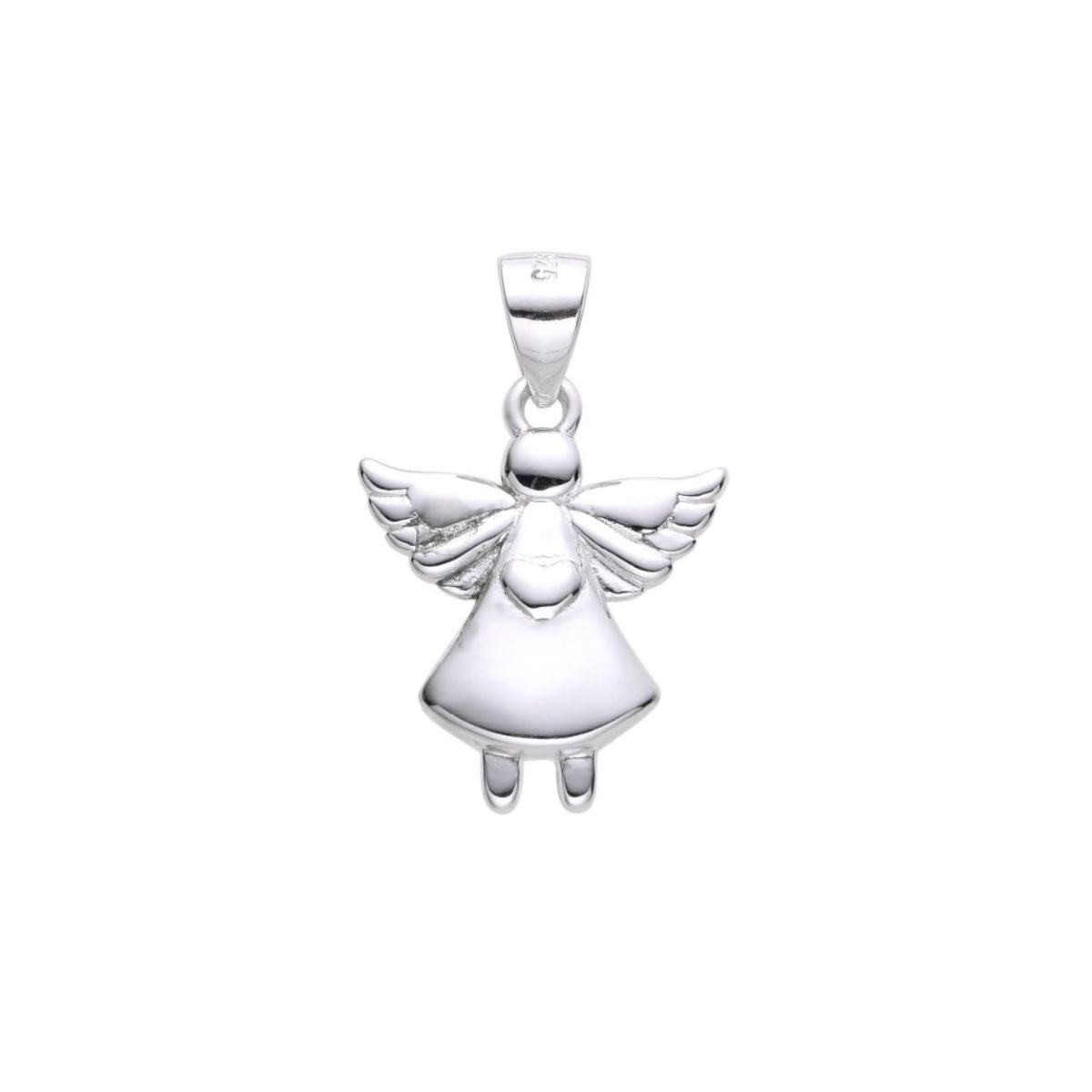 Dije Angel Corazón - Plata
