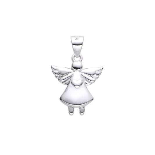 Dije Angel Corazón - Plata