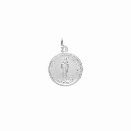 Dije Rosa Mística 18mm - Plata