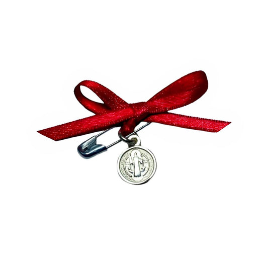Imperdible Medalla de San Benito - Plata