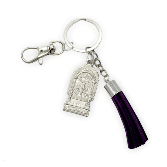 Llavero Señor de los Milagros - Morado