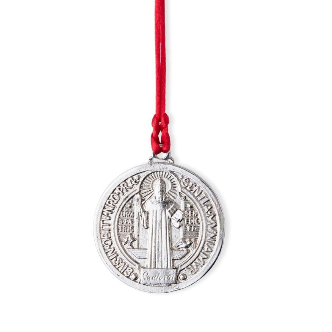 Medalla San Benito para Colgar - Rojo