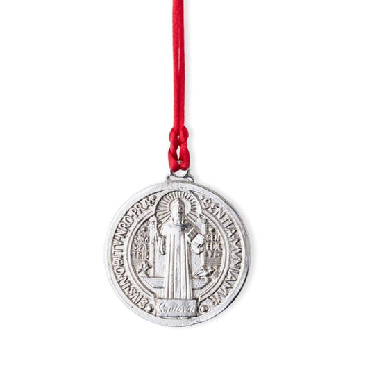 Medalla San Benito para Colgar - Rojo