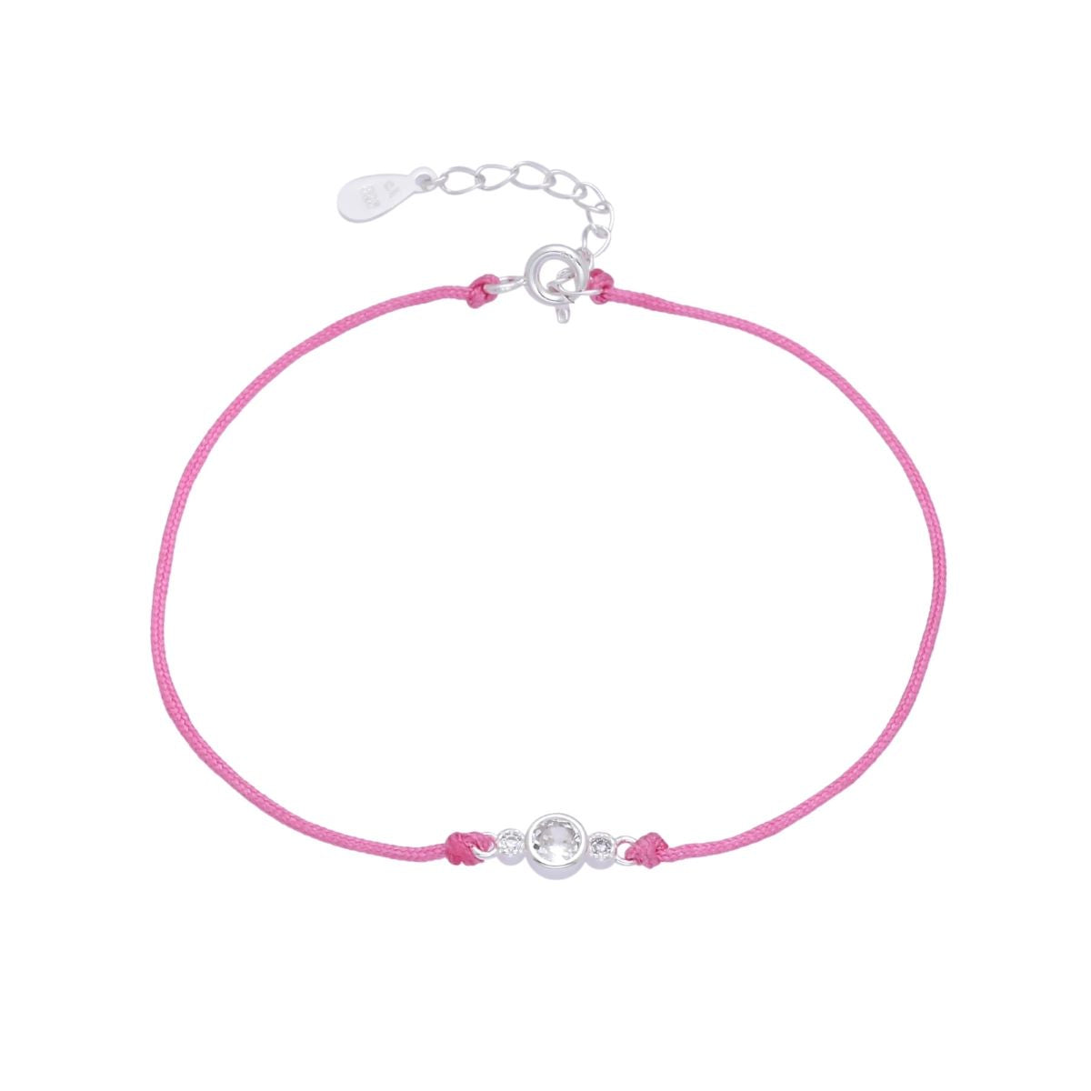 Pulsera Punto de Luz - Hilo y Plata