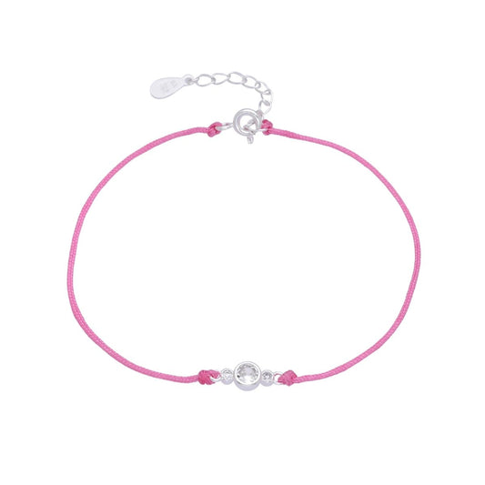 Pulsera Punto de Luz - Hilo y Plata