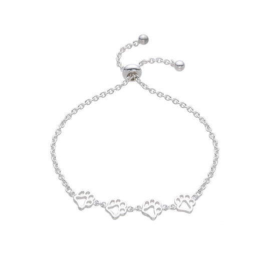 Pulsera Huellitas de Perro - Plata