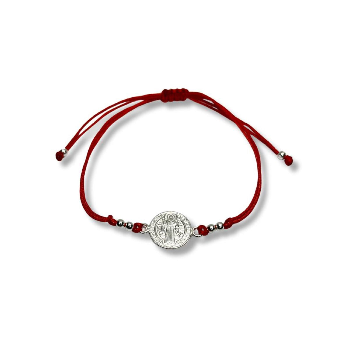 Pulsera de San Benito - Hilo y Plata