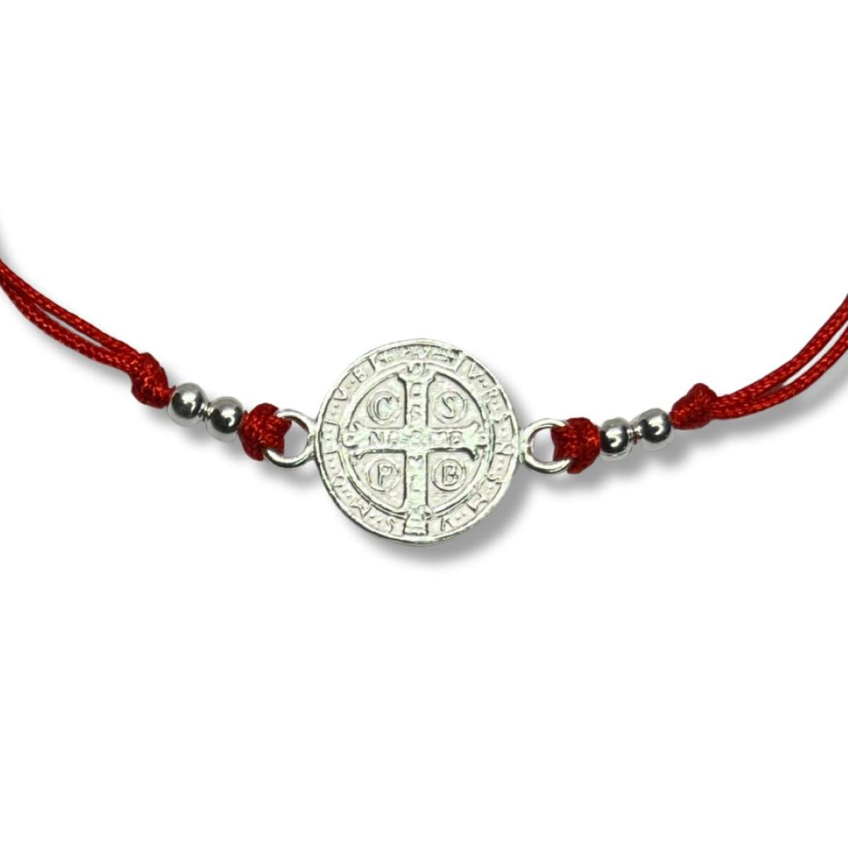 Pulsera de San Benito - Hilo y Plata
