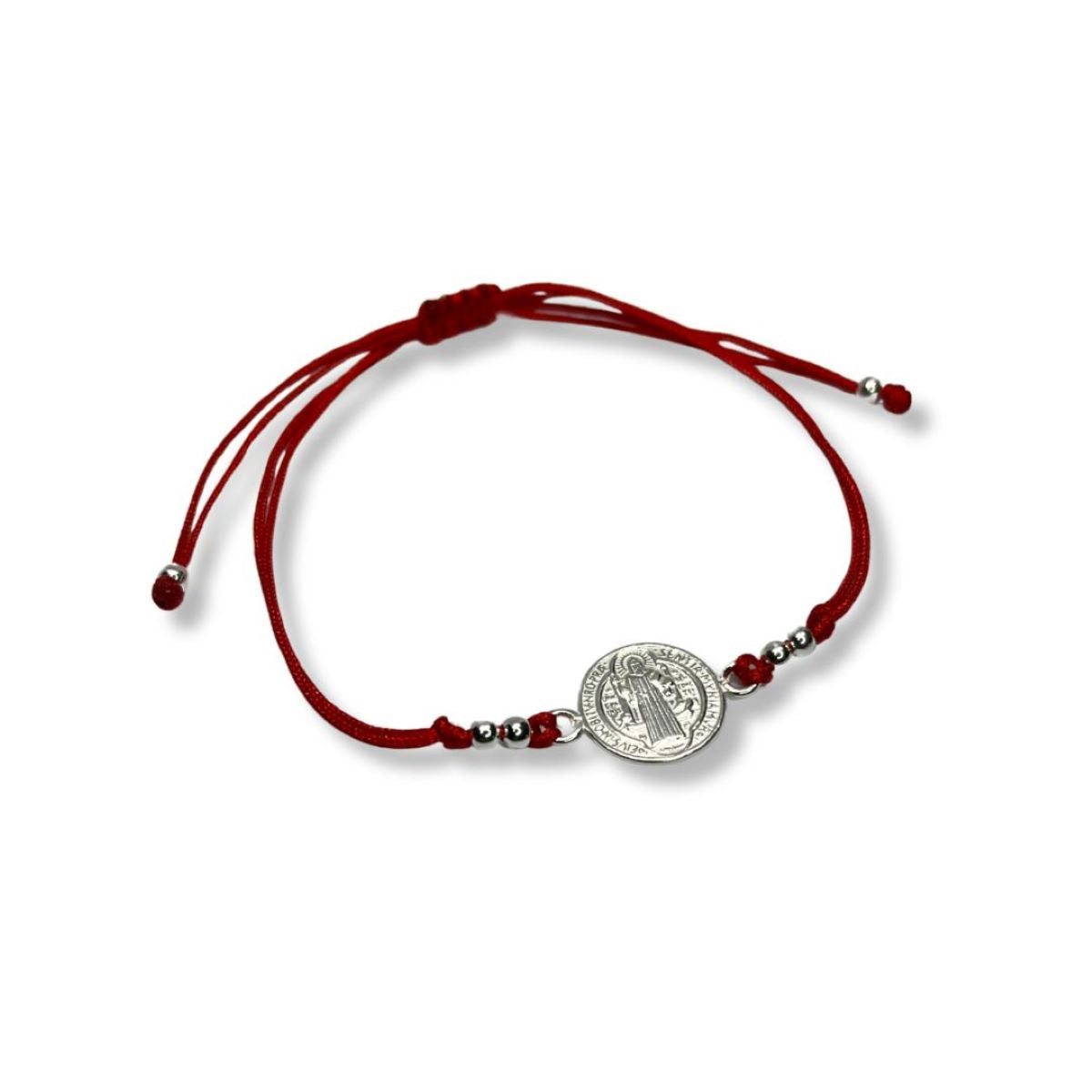 Pulsera de San Benito - Hilo y Plata
