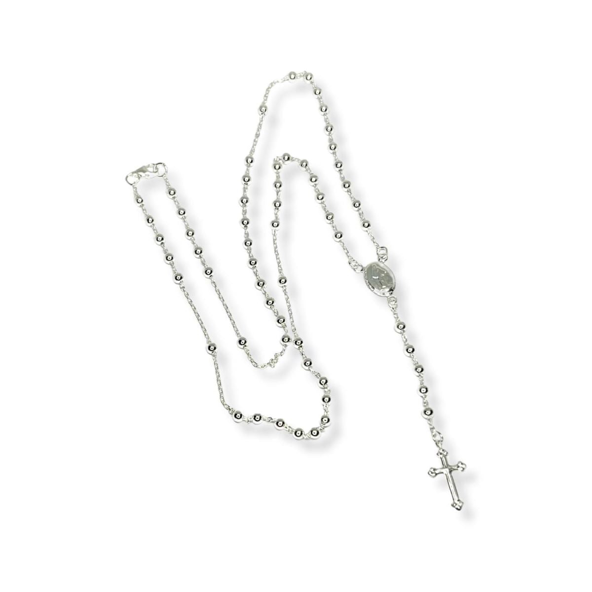 Rosario Medalla Milagrosa 50cm  - Plata