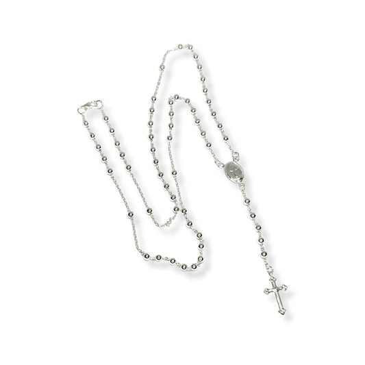 Rosario Medalla Milagrosa 50cm  - Plata