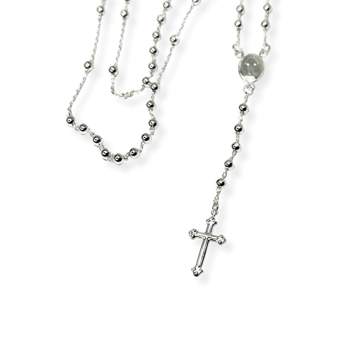 Rosario Medalla Milagrosa 50cm  - Plata