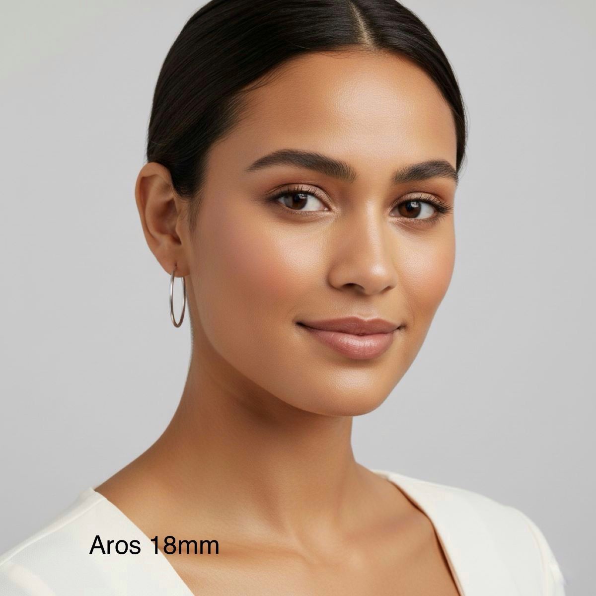 Aretes Aro - Varios  Tamaños - Plata