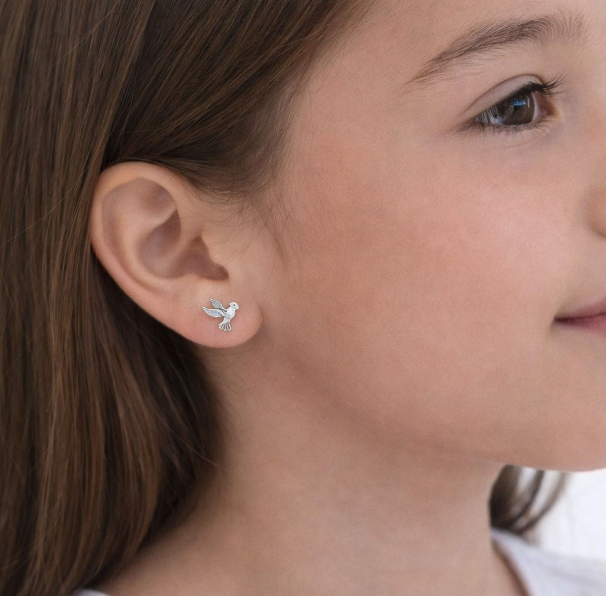 Aretes Colibrí  Mini - Plata
