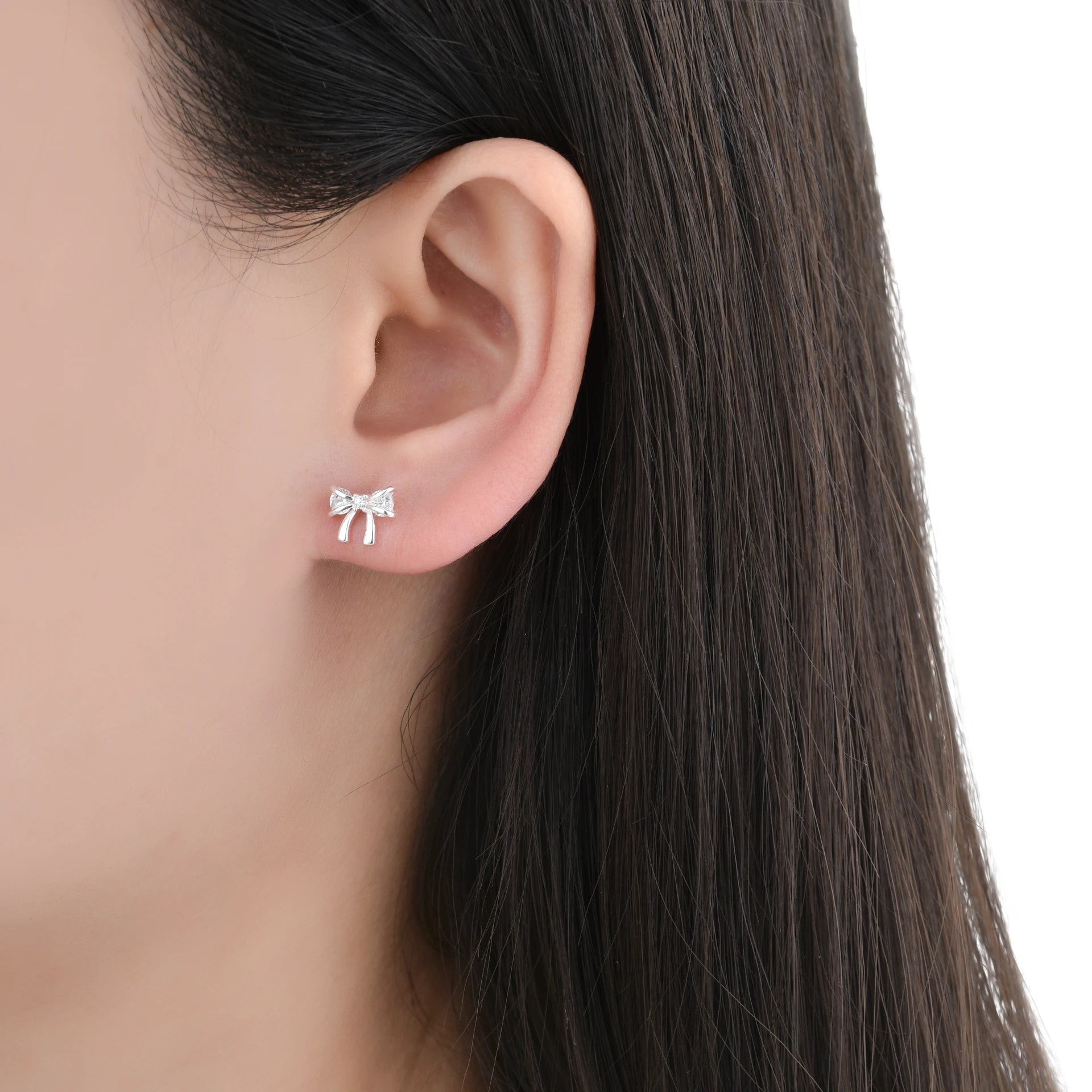 Arete Moño Brillos - Plata