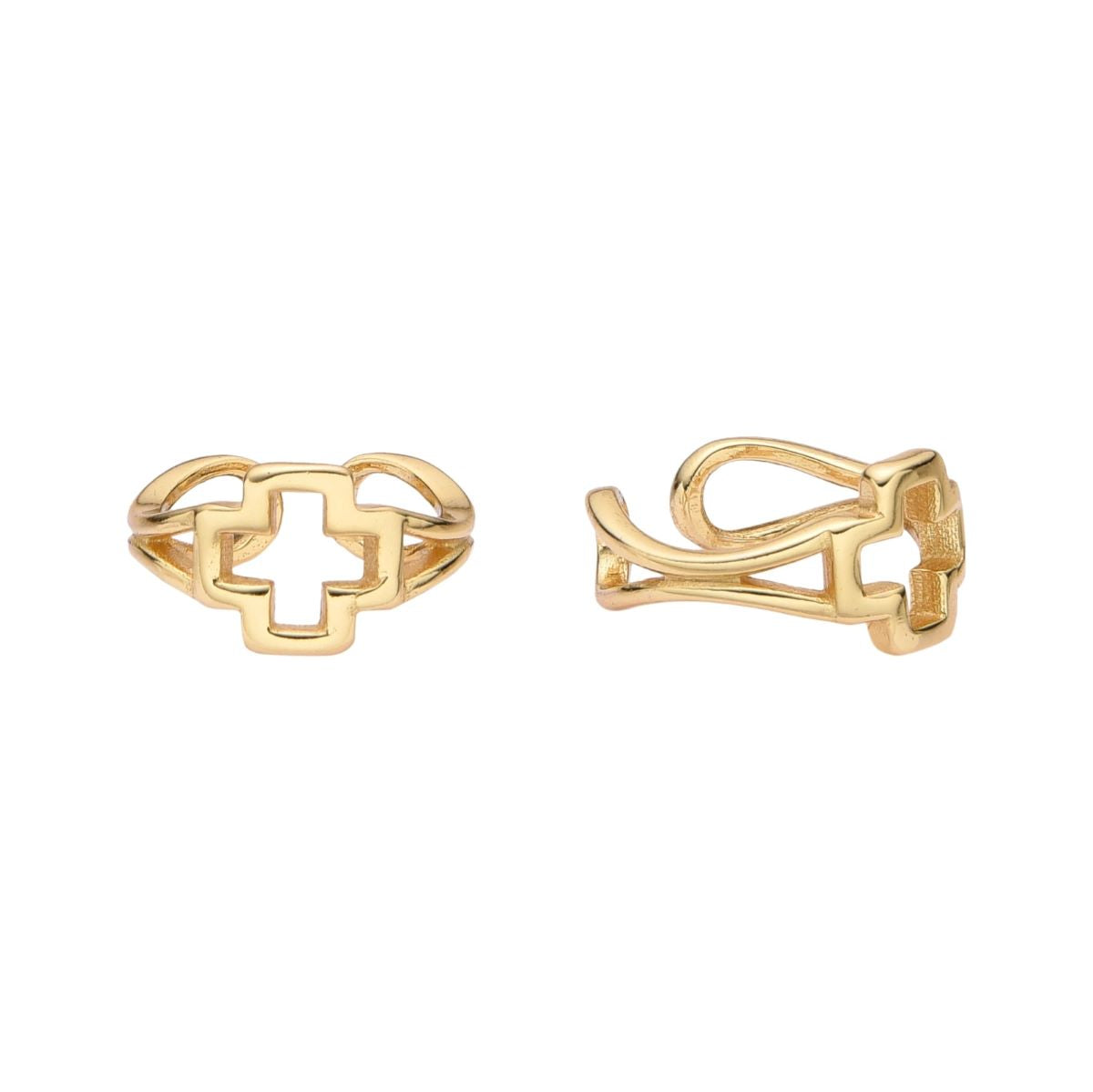 Aretes Trepadores Estrella - Plata