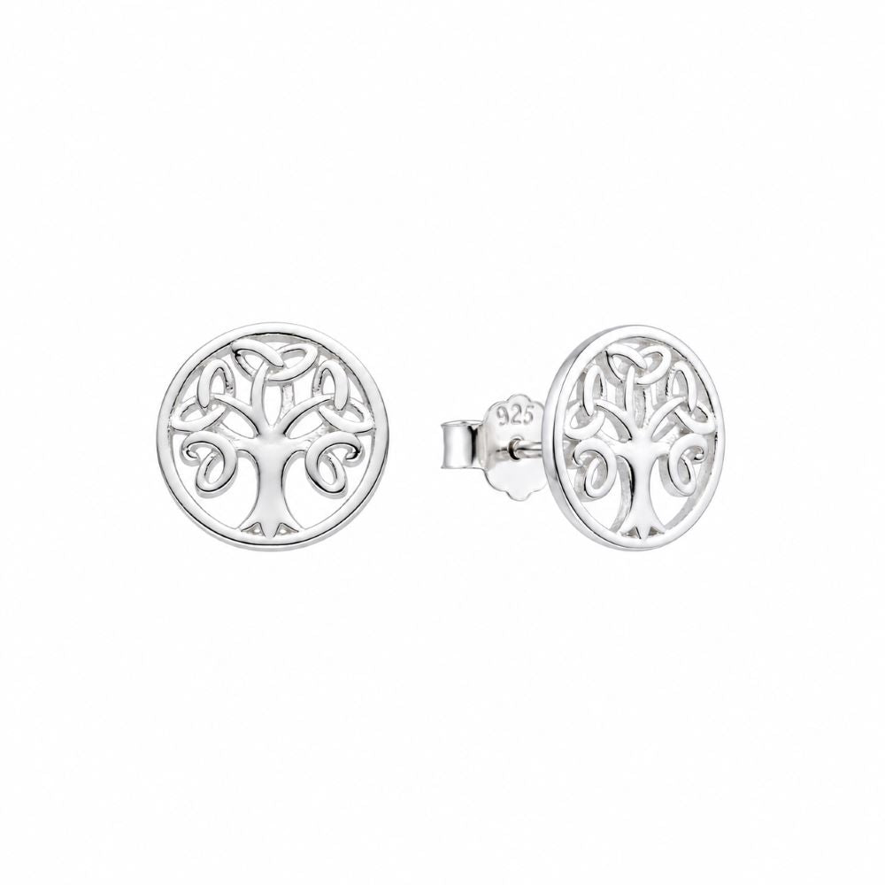 Aretes Arbol de la Vida - Plata