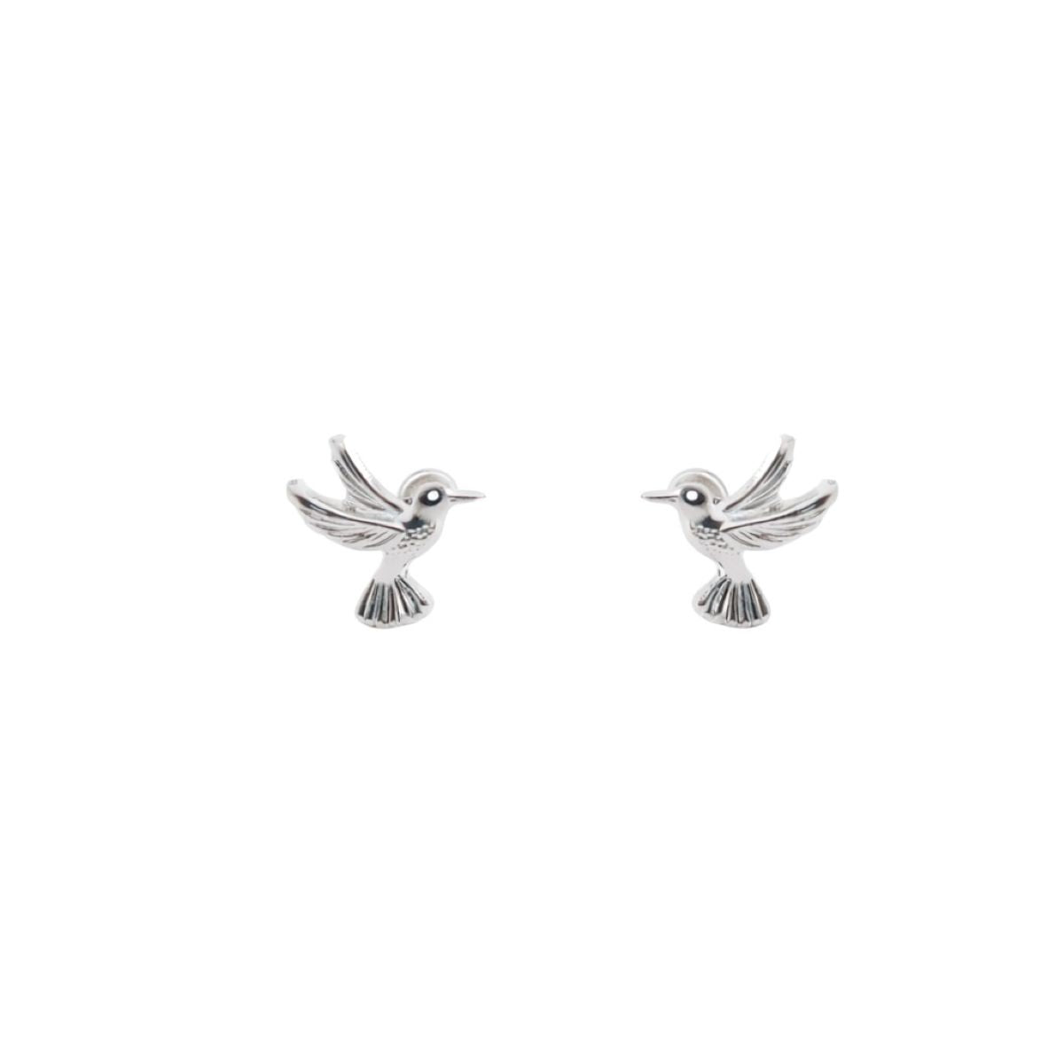 Aretes Colibrí  Mini - Plata