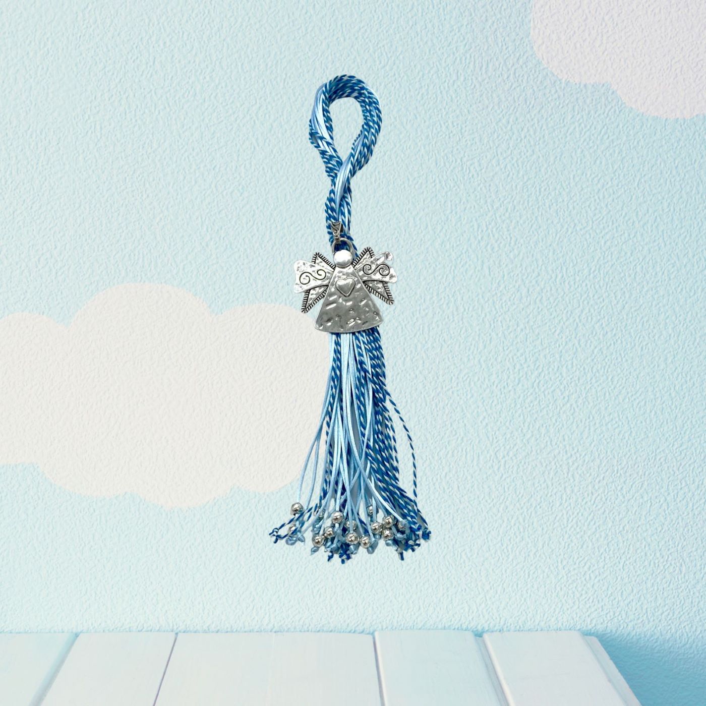 Bendición de Cuna Angel - Plateado