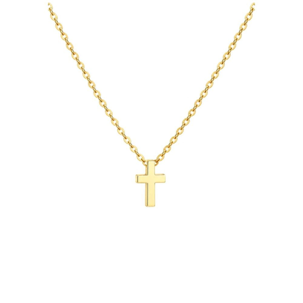 Collar Cruz Mini - Acero