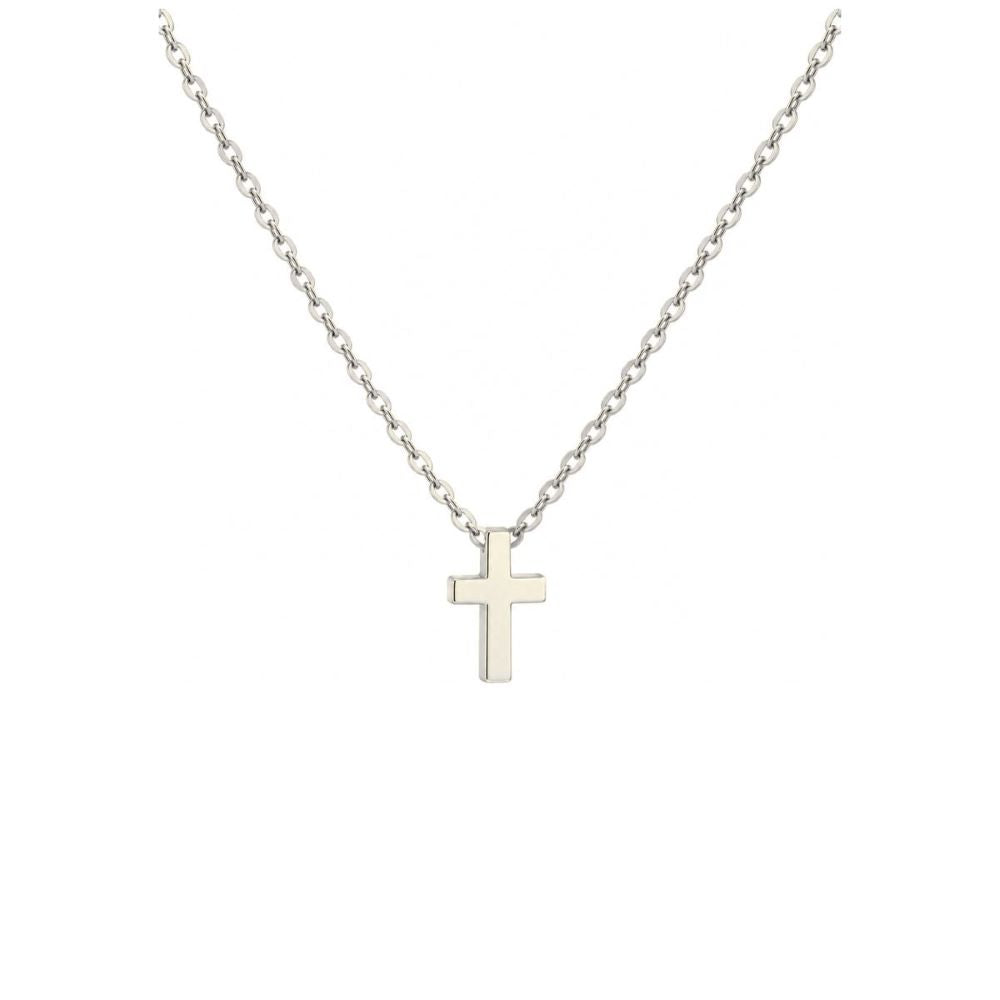 Collar Cruz Mini - Acero