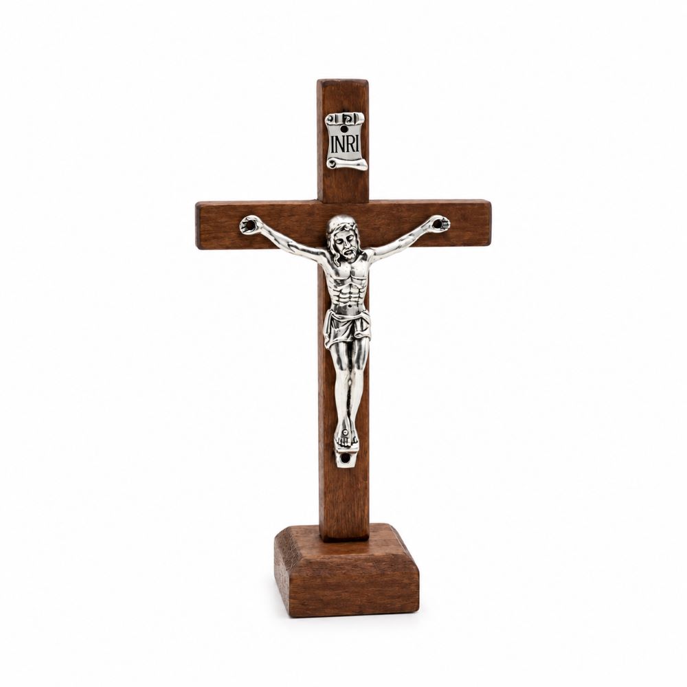 Cruz Cristo de Mesa - Madera