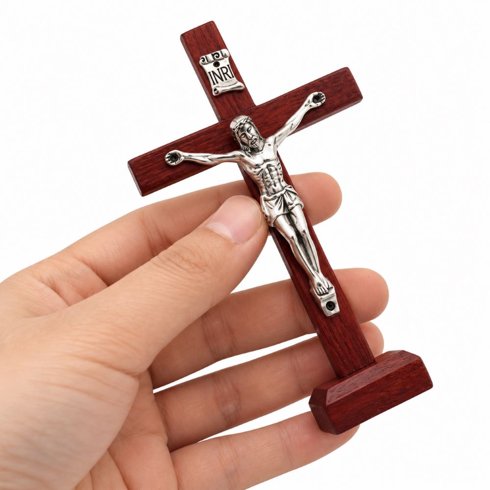 Cruz Cristo de Mesa - Madera