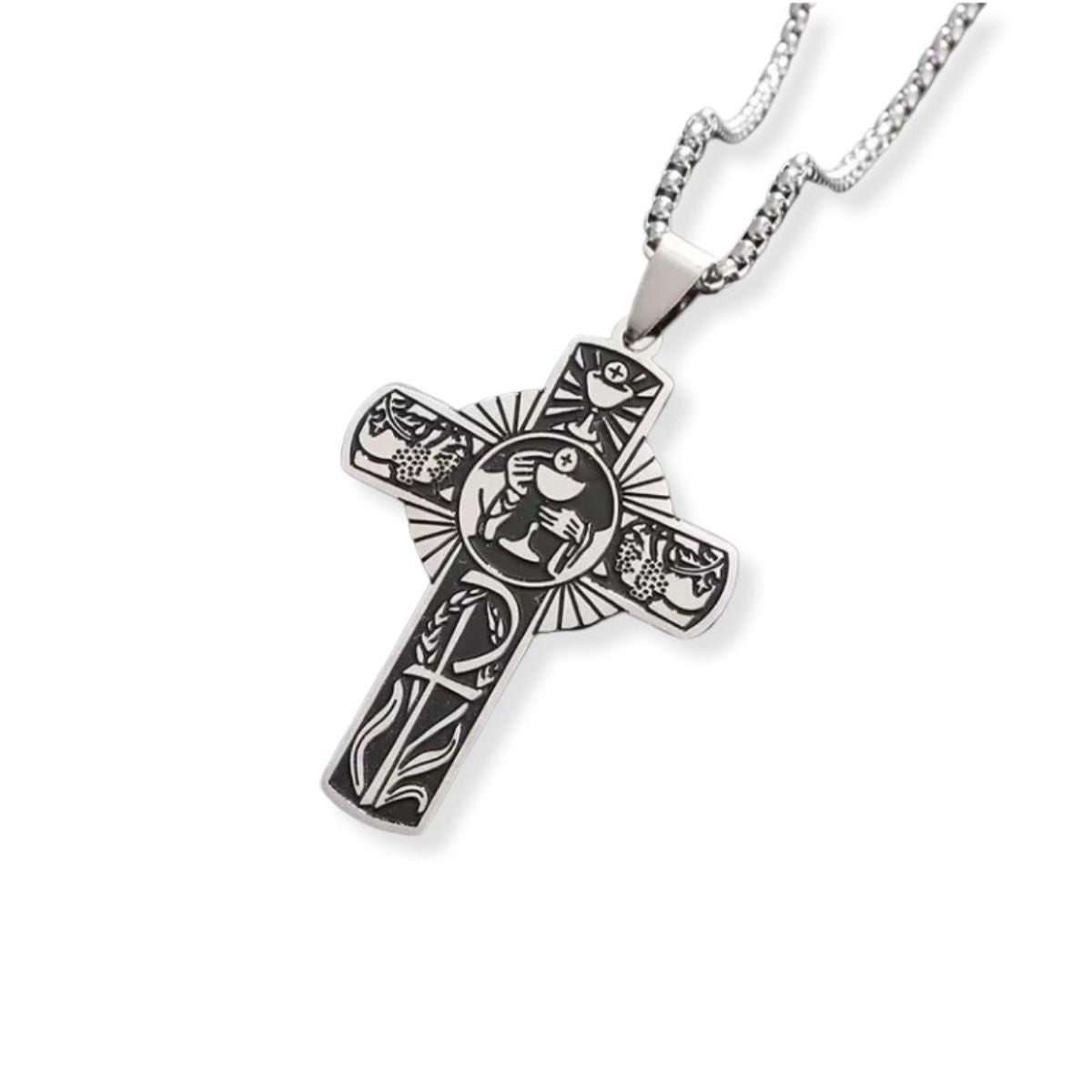 Cruz Primera Comunión - Acero