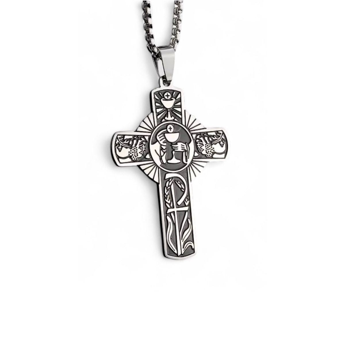 Cruz Primera Comunión - Acero