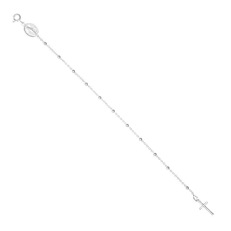 Pulsera Denario Medalla Milagrosa - Plata