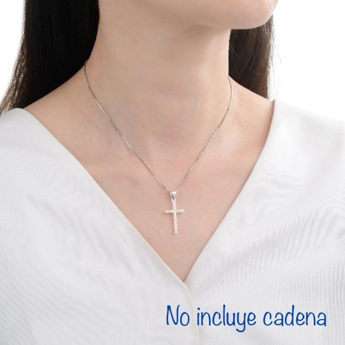 Dije Cruz Brillo - Plata