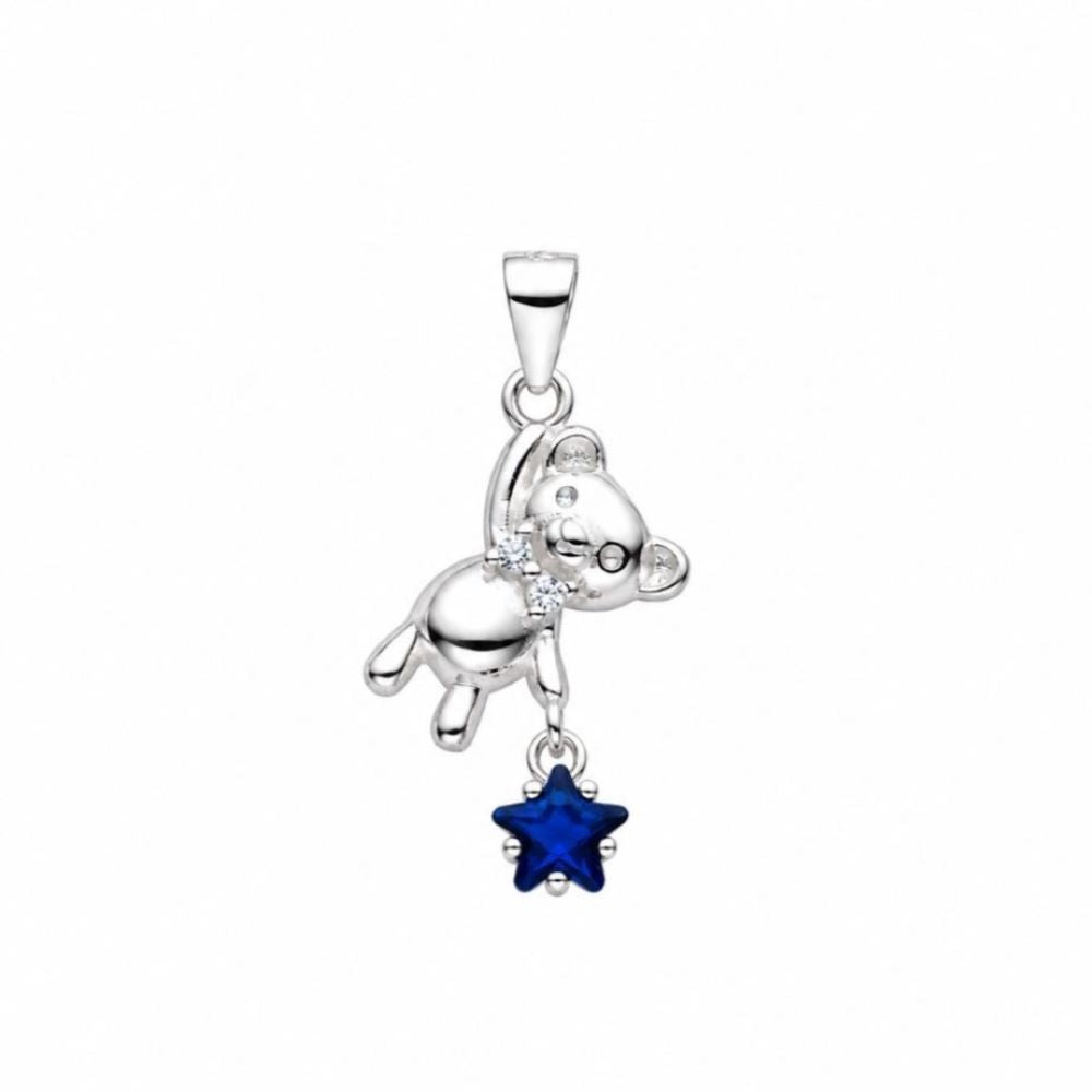 Dije Osito Estrella Brillo - Plata