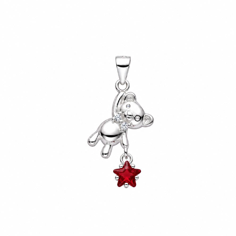 Dije Osito Estrella Brillo - Plata