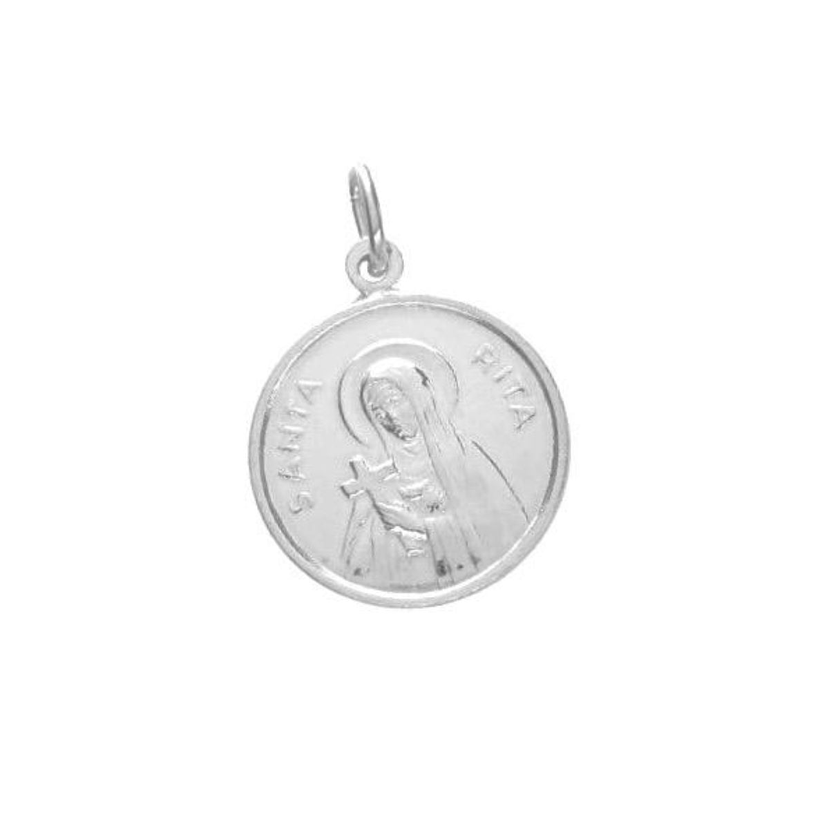 Dije Santa Rita 18mm - Plata