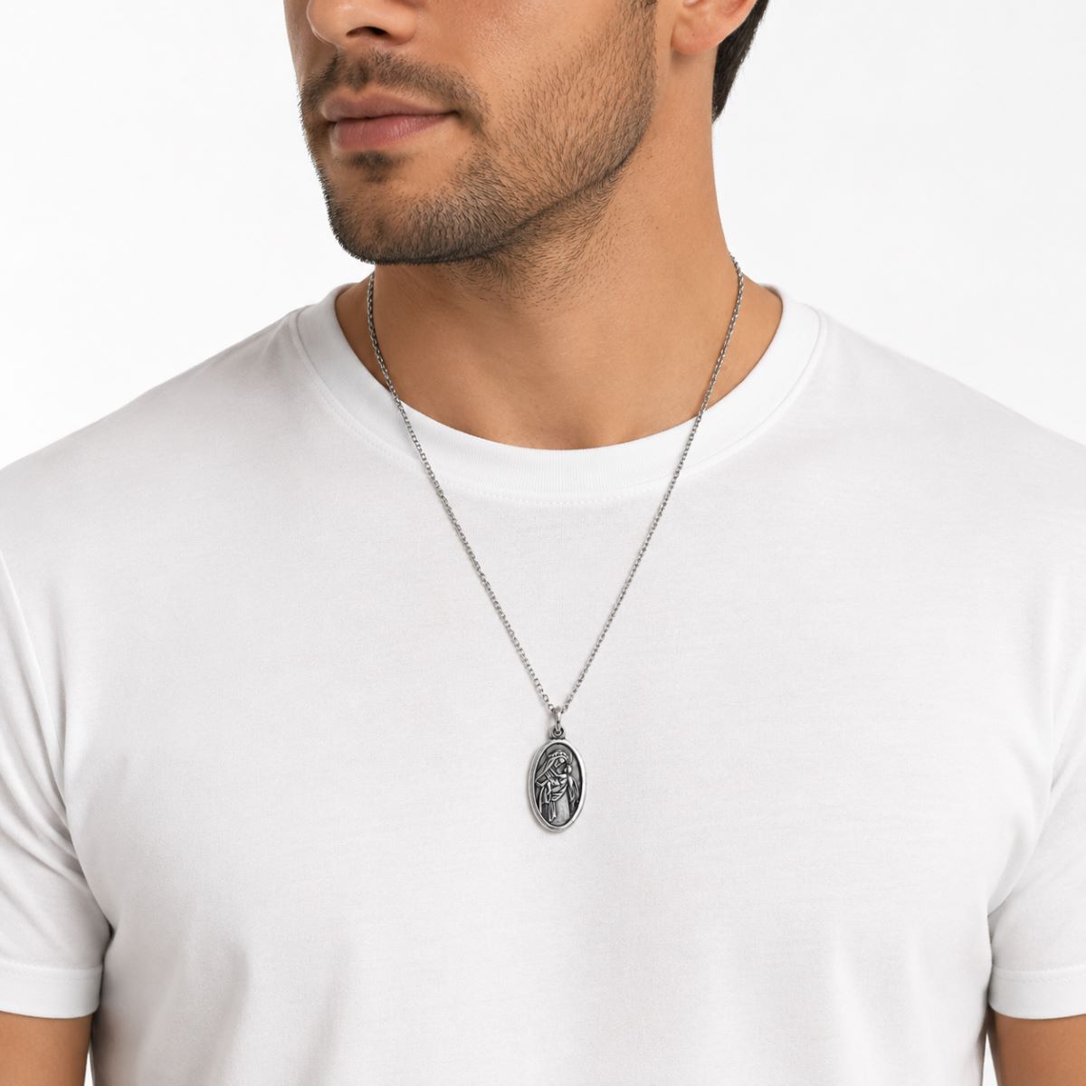 Collar Santa Rosa de Lima - Metal