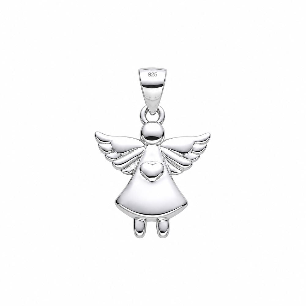 Dije Angel Corazón - Plata