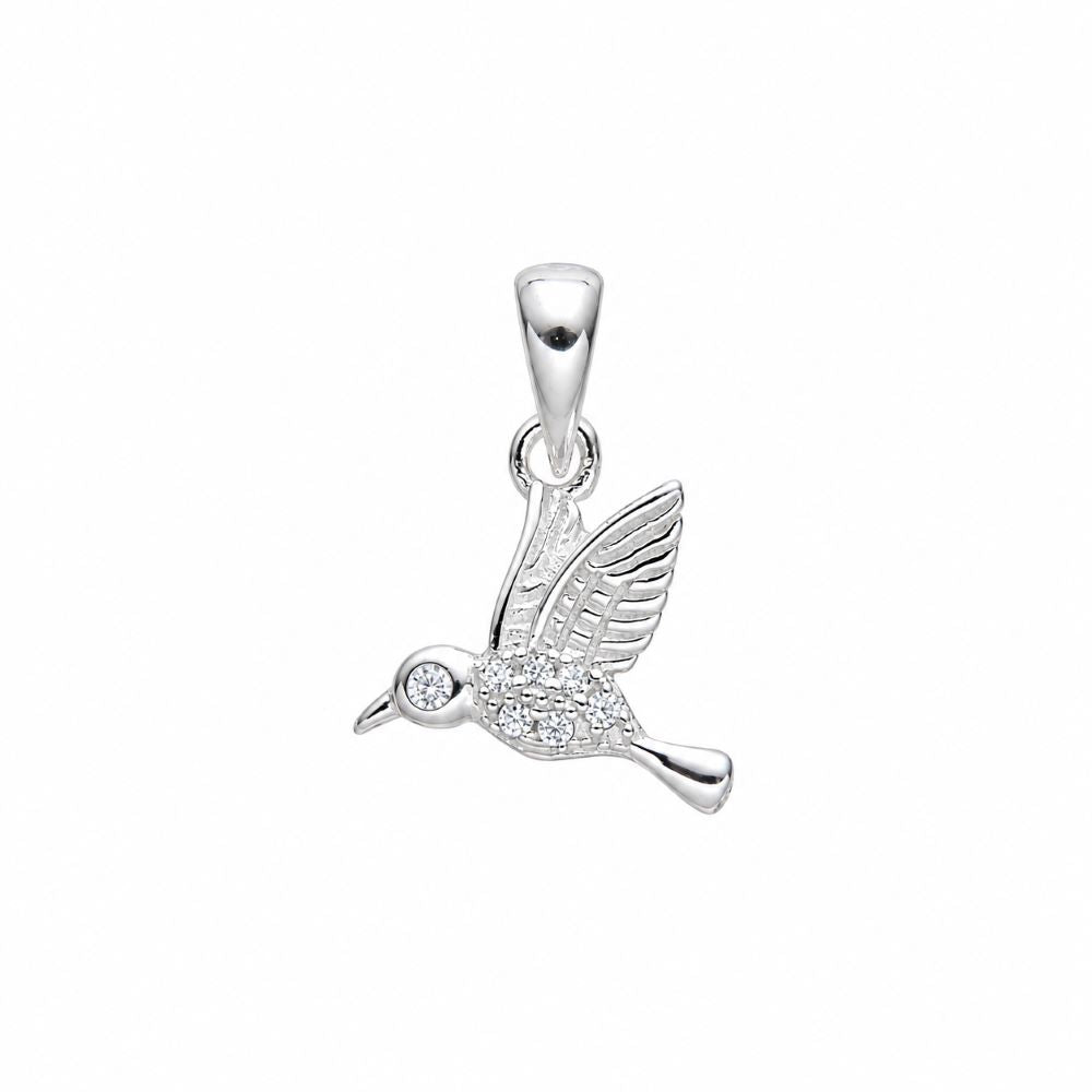 Dije Colibrí Brillos - Plata
