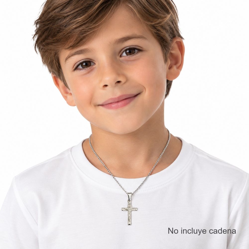 Dije Cruz Cristo - Plata