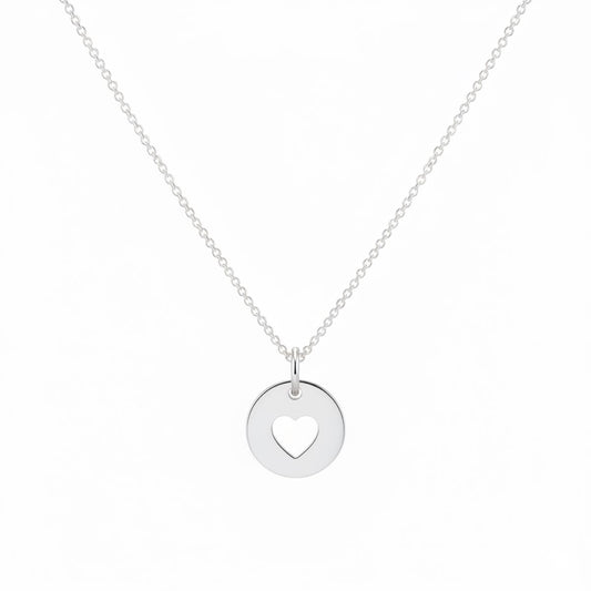 Collar Corazón Mini - Plata
