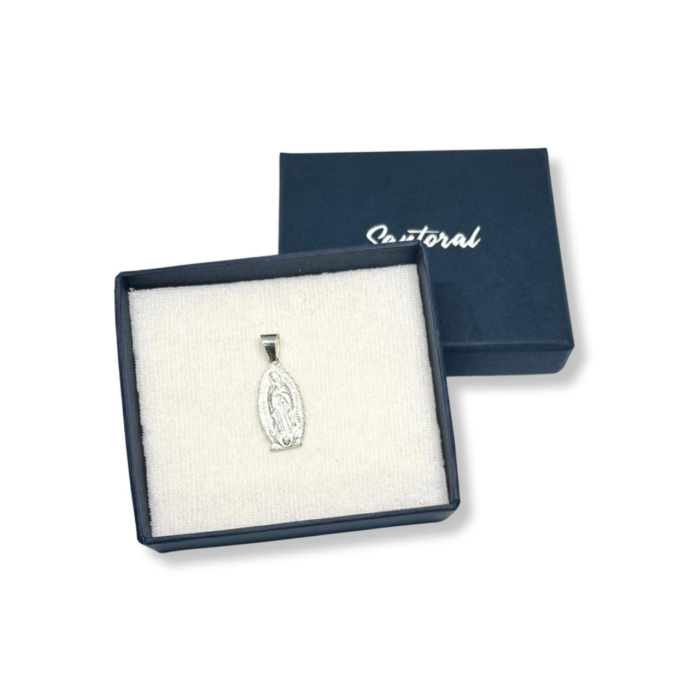 Dije Virgen de Guadalupe 21mm x 12mm - Plata