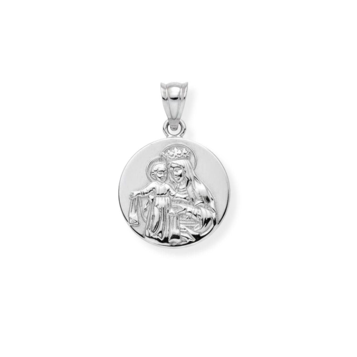 Dije Virgen del Carmen Redondo - Plata