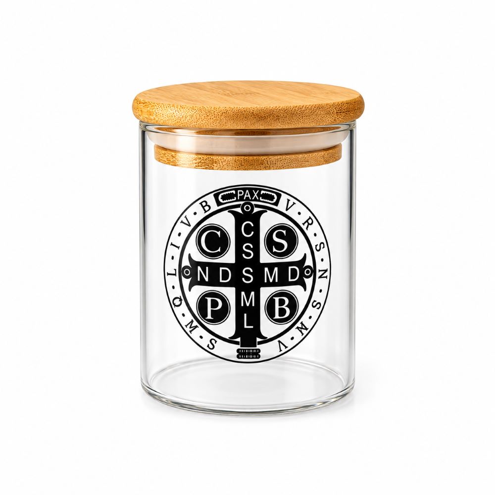 Frasco Medalla de San Benito - Vidrio