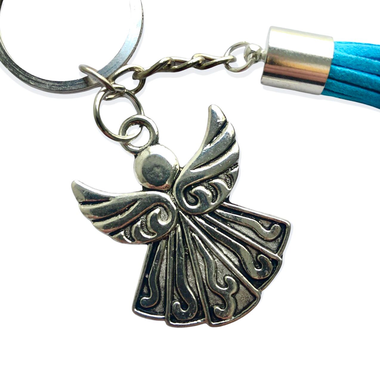 LLavero Angel de la Guarda - Turquesa