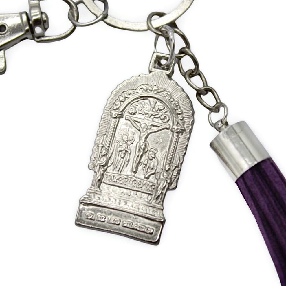 Llavero Señor de los Milagros - Morado