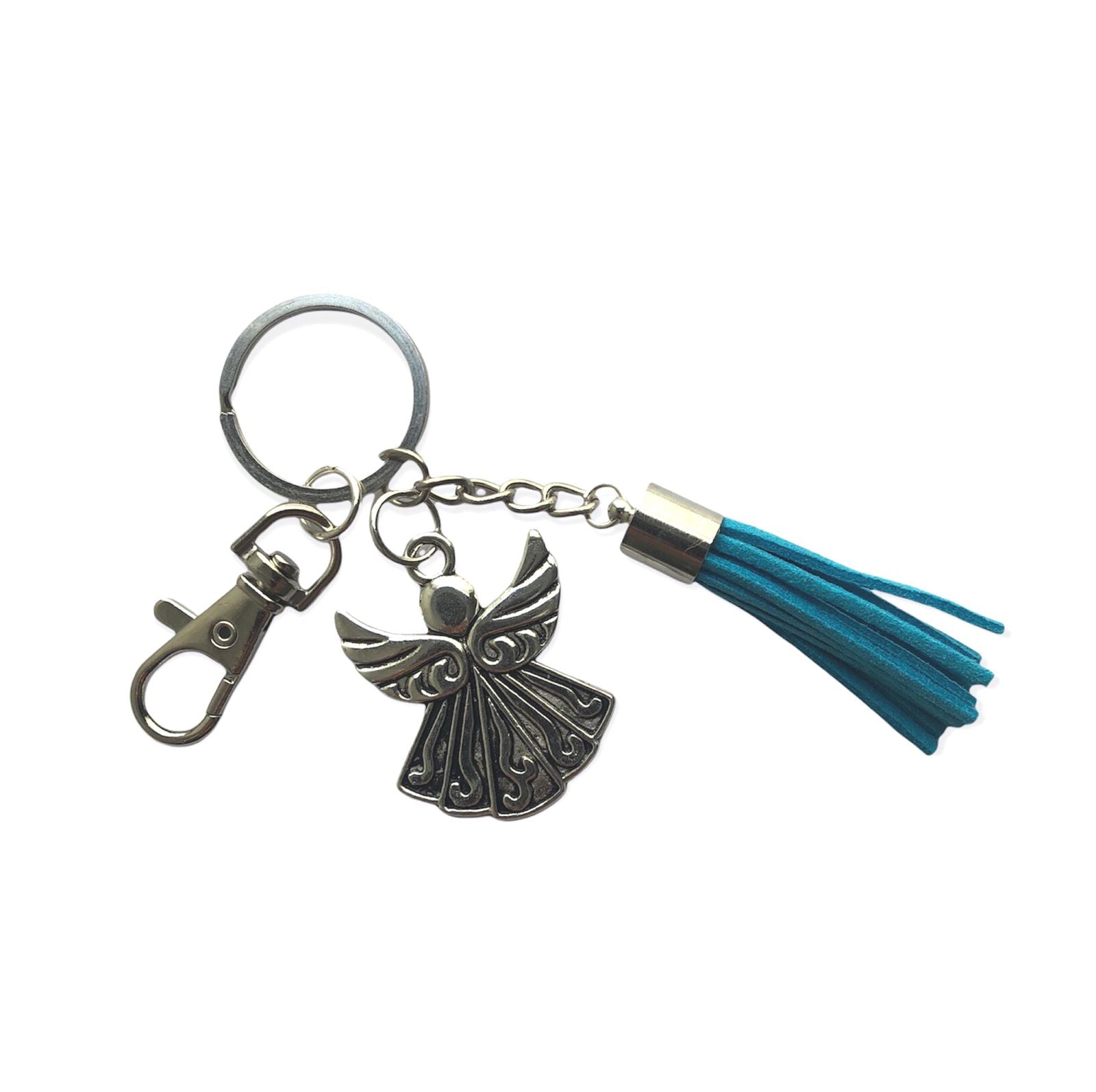 LLavero Angel de la Guarda - Turquesa