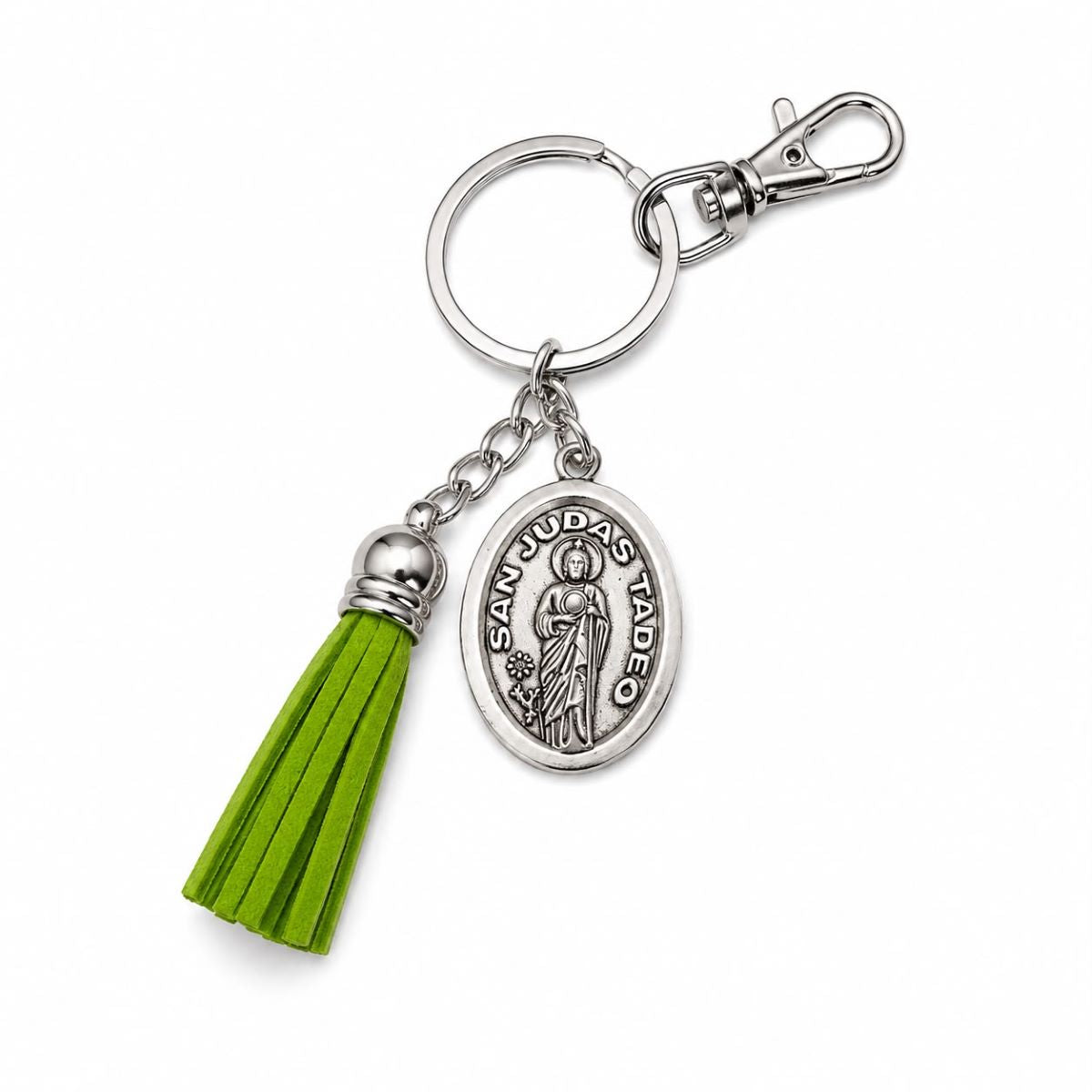 Llavero San Judas Tadeo - Verde