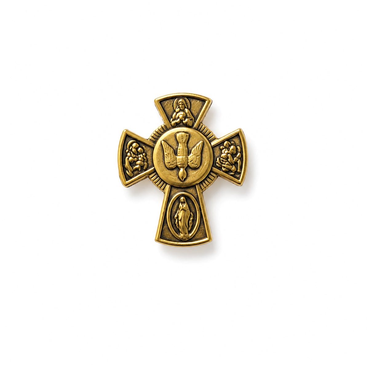 Pin Espíritu Santo - Dorado