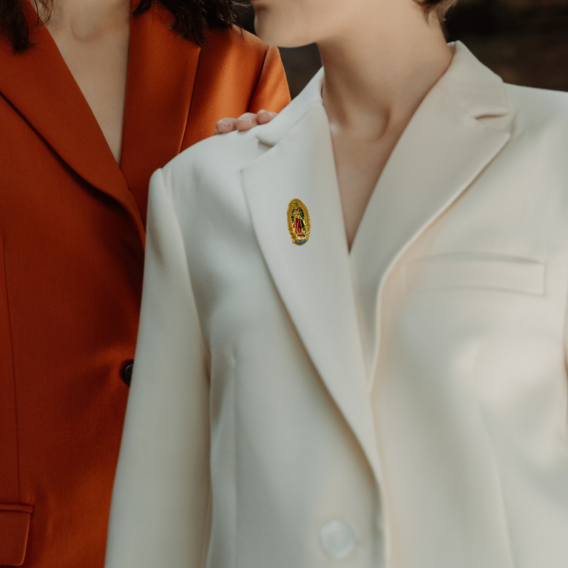 Pin Virgen de Guadalupe - Dorado